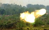 [ẢNH] Pháo binh Hải quân Việt Nam tập bắn đạn thật quy mô lớn