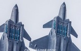 [ẢNH] Tiêm kích tàng hình J-20 lộ điểm yếu lớn khi khoe vũ khí