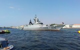 [ẢNH] Kinh ngạc khi chiến hạm Nga dùng tên lửa phòng không diệt mục tiêu... mặt nước