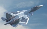 [ẢNH] Tiêm kích tàng hình Su-57 đã âm thầm thử nghiệm tên lửa Kh-47M2 Kinzhal tại Syria?