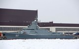 [ẢNH] Tàu tên lửa tàng hình Nga tấn công cả mục tiêu sau đường chân trời