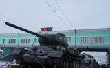 [ẢNH] Xe tăng T-34-85 của Lào được chào đón long trọng khi 