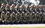 [ẢNH] Galil ACE 32 Việt Nam và QBZ-97B Trung Quốc song hành trong lễ duyệt binh của Lào
