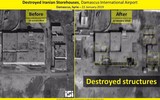 [ẢNH] Israel tung ảnh vệ tinh chứng minh Syria thiệt hại nặng nề sau trận không kích