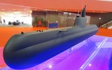 [ẢNH] Cận cảnh hạ thủy tàu ngầm tấn công AIP tối tân do Singapore đặt hàng Đức