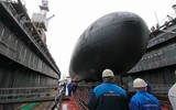 [ẢNH] Nga hạ thủy tàu ngầm tấn công diesel-điện Kilo 636.3 