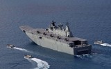 [ẢNH] Siêu tàu đổ bộ tấn công Australia sắp thăm Việt Nam mạnh đến mức nào?