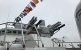 [ẢNH] Tàu hộ vệ tên lửa Gepard 3.9 Việt Nam mở cửa đón khách Trung Quốc tham quan