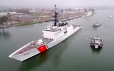 [ẢNH] Tuần duyên Mỹ nhận tàu tuần tra Legend thứ 8, rộng đường trao tặng Hamilton