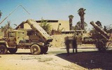 [ẢNH] Quân đội Syria đánh phá ác liệt Bắc Lattakia bằng rocket tự chế Golan