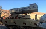 [ẢNH] Quân đội Syria đánh phá ác liệt Bắc Lattakia bằng rocket tự chế Golan