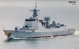 [ẢNH] Trung Quốc lần đầu chạy thử nghiệm bản nâng cấp cực mạnh của khu trục hạm Type 052D