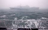 [ẢNH] Tàu độ bộ cỡ lớn Type 071 Trung Quốc hỏng nặng vì va chạm tàu hàng Đài Loan?
