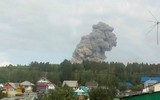 [ẢNH] Kho đạn dự trữ chiến lược của Nga tại Siberia nổ tung, gây thiệt hại nghiêm trọng