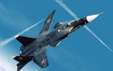 [ẢNH] Su-47 Berkut bất ngờ xuất hiện tại triển lãm MAKS 2019, dấu hiệu khôi phục dự án?