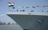 [ẢNH] Ấn Độ hạ thủy chiến hạm tàng hình cực mạnh 