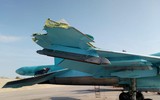 [ẢNH] Kinh ngạc khi máy bay ném bom tiền tuyến Su-34... chạy trên đường cao tốc
