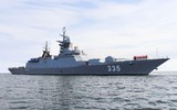 [ẢNH] Chiến hạm Nga bất ngờ phóng tên lửa dữ dội ngay sát lãnh hải Israel