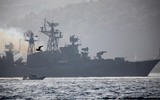 [ẢNH] Chiến hạm Nga bất ngờ phóng tên lửa dữ dội ngay sát lãnh hải Israel
