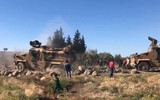 [ẢNH] Quân cảnh Nga bị người Kurd tấn công dữ dội khi tuần tra tại Đông Bắc Syria