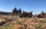 [ẢNH] Quân cảnh Nga bị người Kurd tấn công dữ dội khi tuần tra tại Đông Bắc Syria