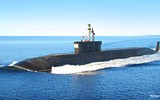 [ẢNH] Tàu ngầm Nga bất ngờ áp sát bờ biển Israel
