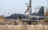 [ẢNH] Một phần đường băng sân bay Hmeimim của Nga bất ngờ bị phá hủy
