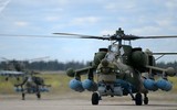 [ẢNH] Nga công bố hình ảnh trực thăng Mi-28UB rơi trong khi bay huấn luyện