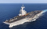 [ẢNH] Tàu sân bay Pháp uy hiếp nghiêm trọng căn cứ quân sự Nga tại Syria