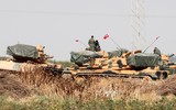 [ẢNH] Pháo binh Thổ Nhĩ Kỳ trực tiếp hỗ trợ hỏa lực giúp phiến quân phản công