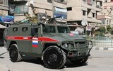 [ẢNH] Quân cảnh Nga vội vã rút lui sau khi bị pháo kích, chiến thuật 