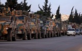 [ẢNH] Đoàn xe Thổ Nhĩ Kỳ lại bị tấn công ở miền Nam Idlib gây thiệt hại nặng