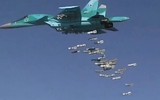 [ẢNH] Phiến quân ngông cuồng thách thức Nga ném bom vị trí của mình