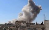 [ẢNH] Chiến đấu cơ tàng hình bí ẩn của Nga tấn công khủng bố tại Idlib?