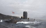 [ẢNH] Tàu ngầm Anh đội băng trồi lên sát lưng Nga tại Bắc Cực