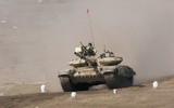 [ẢNH] Đợt xe tăng T-90S đầu tiên Nga chuẩn bị bàn giao về Đông Nam Á