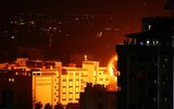 [ẢNH] Hiện trường Israel trả đũa, không kích Dải Gaza sau vụ tấn công tên lửa nhằm vào thành phố Tel Aviv