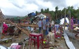 [Ảnh] Cận cảnh lốc xoáy càn quét Phú Yên khiến 27 người bị thương
