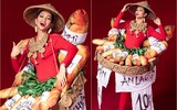 [ẢNH] Cận cảnh trang phục dân tộc gây tranh cãi của H’hen Nie tại Miss Universe 2018