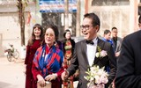 Những khoảnh khắc không thể ngọt ngào hơn trong đám cưới của nghệ sĩ Trung Hiếu