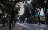 [ẢNH] Ngắm đường phố Hà Nội vắng hoe, yên ả trong ngày Giỗ tổ Hùng Vương