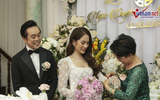 Khoảnh khắc ngọt ngào của Dương Khắc Linh và vợ 9X trong ngày cưới