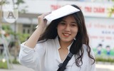 Nữ sinh Hà thành rạng rỡ sau khi hoàn thành kì thi THPT Quốc gia 2019