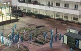 [ẢNH] Xây dựng bệnh viện dã chiến 