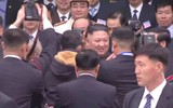 [ẢNH] Toàn bộ hình ảnh Chủ tịch Triều Tiên tới ga Đồng Đăng, lên ô tô về Hà Nội