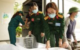 Ban CHQS huyện Thạch Thất: Tiếp nhận, phục vụ công dân cách ly, theo dõi sức khỏe