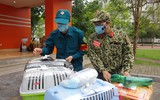 Ban CHQS huyện Thạch Thất: Tiếp nhận, phục vụ công dân cách ly, theo dõi sức khỏe
