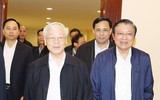 Hình ảnh Tổng Bí thư, Chủ tịch nước Nguyễn Phú Trọng chủ trì họp Bộ Chính trị