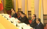 [Ảnh] Toàn cảnh lễ đón chính thức Chủ tịch Triều Tiên Kim Jong-un tại Phủ Chủ tịch