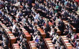 [Ảnh] Thủ tướng Trung Quốc Lý Khắc Cường trả lời phóng viên quốc tế về các 